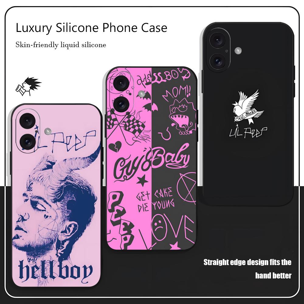 Phone Cases Iphone 15 - L-Lil Peep Famous Star Popular Phone