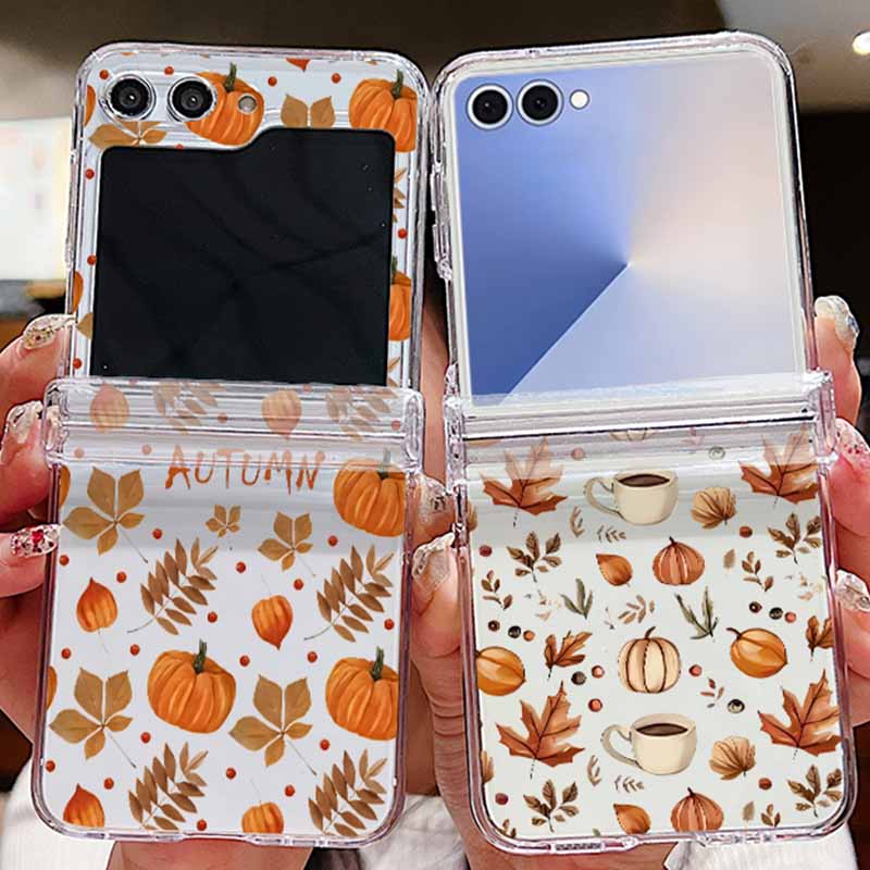 Phone Cases Z Fold 5 - Autumn Maple Leaf Pattern Phone Case