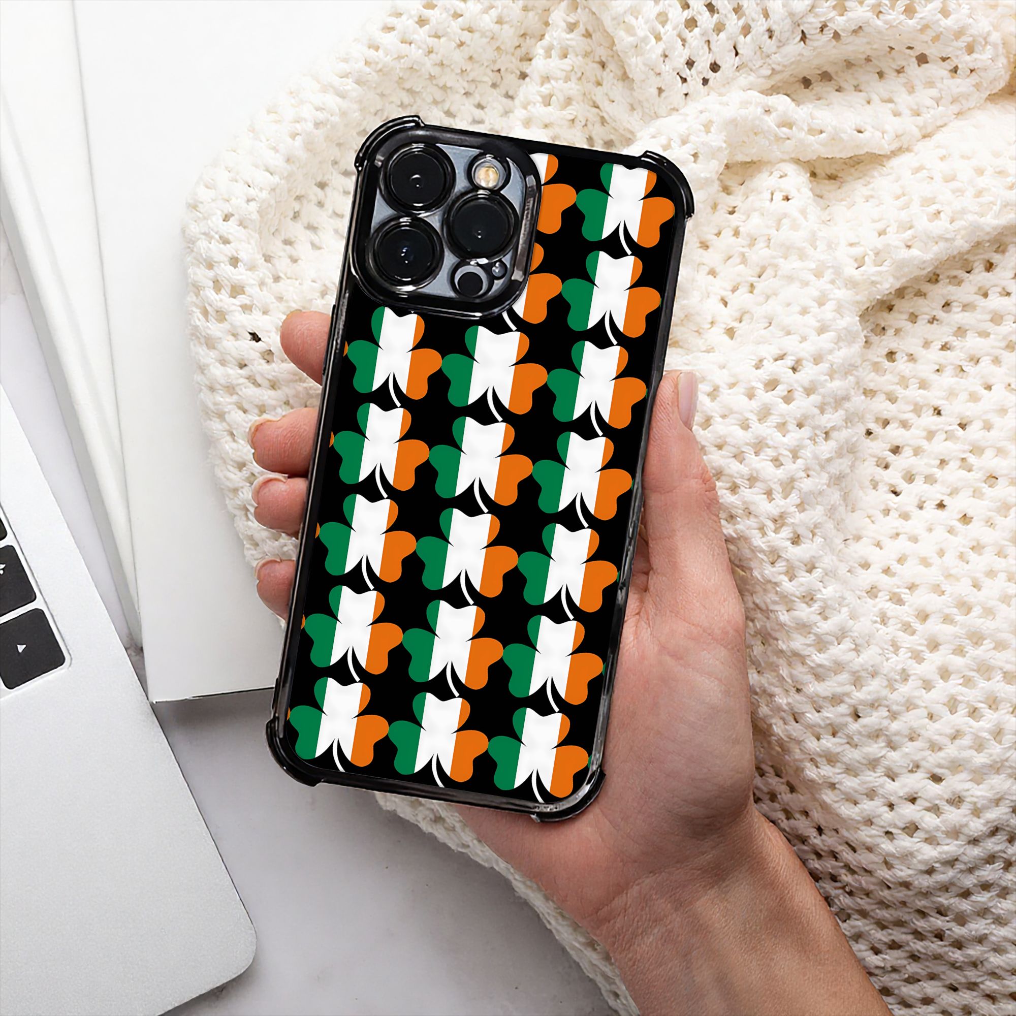 Phone Cases Ireland - Ireland Flag Shamrock Phone Case St