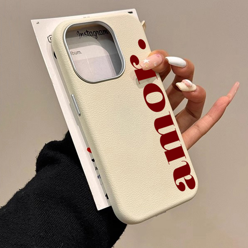 Phone Cases Drawing - The Red Artistic Letter Lichee Pattern