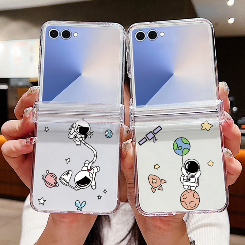 Phone Cases Z Fold 5 - Astronauts Pattern Folding Phone Case For