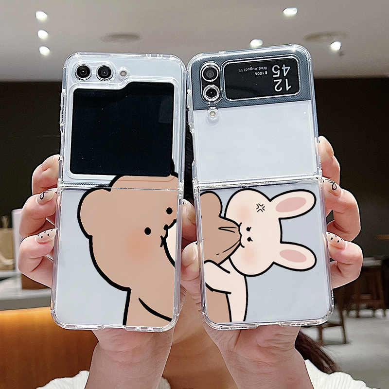 Funny Bunny Bear Paired Couple - огляд і ціна Phone Cases Z Fold 5