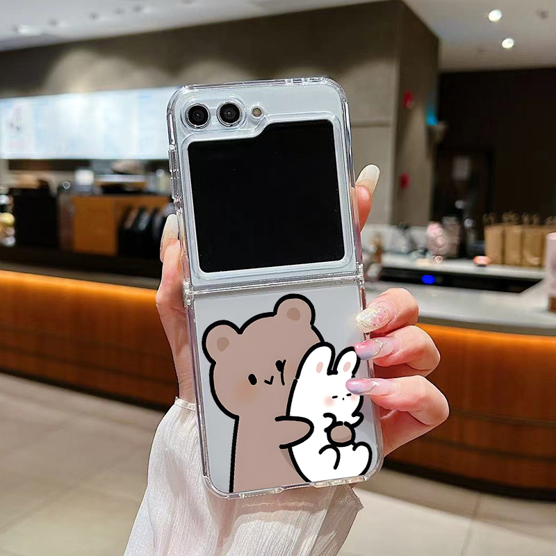Funny Bunny Bear Paired Couple - огляд і ціна Phone Cases Z Fold 5