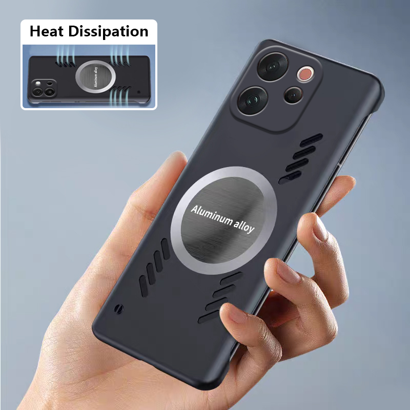 Biruiqu For VIVO V70 Bezel-les - огляд і ціна Heat Dissipation Case