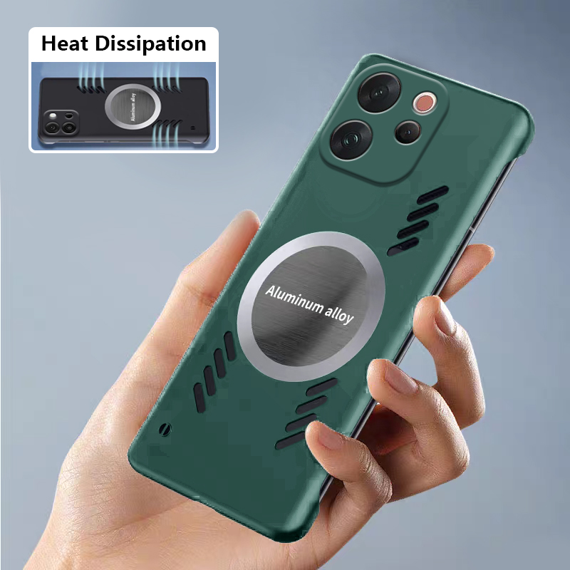Biruiqu For VIVO V70 Bezel-les - огляд і ціна Heat Dissipation Case