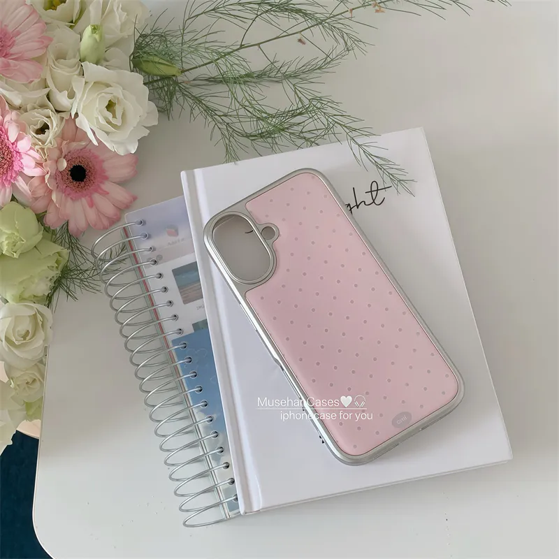 Korean ins Cream Pink Polka Do - огляд і ціна Phone Cases Drawing