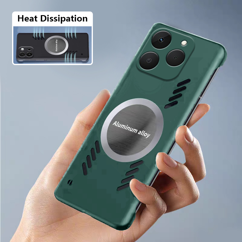 Biruiqu For Realme 15T Bezel-l - огляд і ціна Heat Dissipation Case