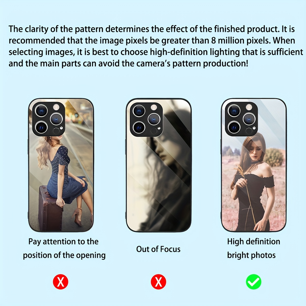 Custom Photo Mirror Glass Case - огляд і ціна Phone Cases Customized