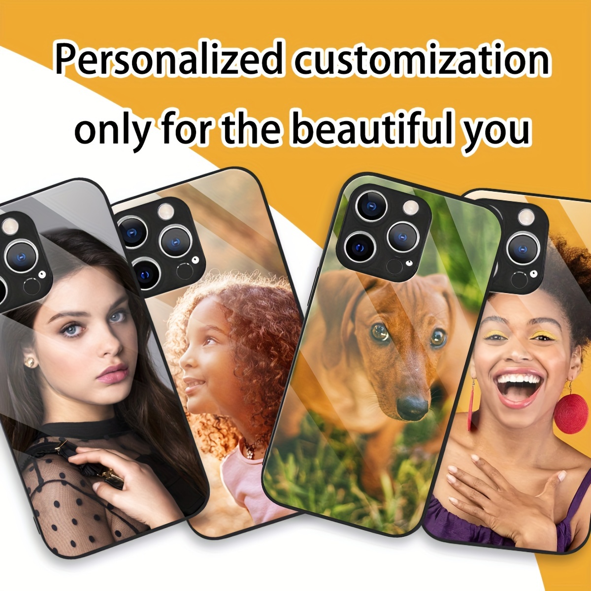 Custom Photo Mirror Glass Case - огляд і ціна Phone Cases Customized