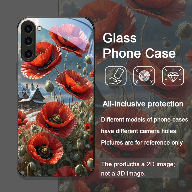 Retro Poppy Flower Bloom Hot R - огляд і ціна Samsung Galaxy S24