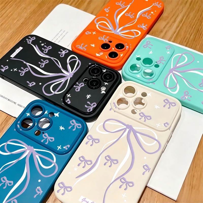 Large Purple Bow Star Doodle P - огляд і ціна Phone Cases Drawing