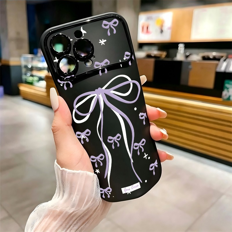 Large Purple Bow Star Doodle P - огляд і ціна Phone Cases Drawing