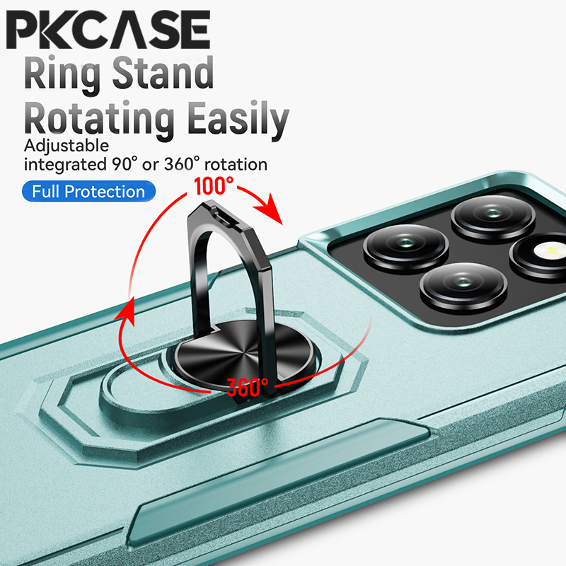 PKCASE Shockproof Ring Bracket - огляд і ціна Phone Cases Motorola Edge 2025