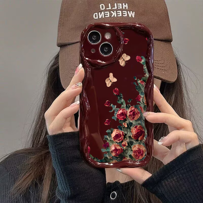 Retro Oil Painting With Floral - огляд і ціна Phone Cases Drawing