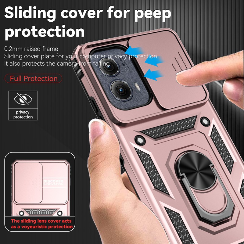 360° Ring Stand Case For Motor - огляд і ціна Phone Cases Motorola Edge 2025